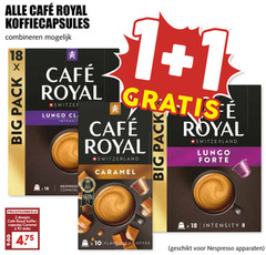  cafe royal koffiecups 1 2 8 10 18 mcafee koffiecapsules combineren big pack lungo switzerland caramel forte doosjes koffie capsules stuks nespresso taste intensity flavoured coffee apparaten 