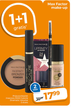 klik op dit plaatje voor een vergroting en voor vergelijkbare aanbiedingen gerelateerd aan
1 2 24 factor make up lipfinity facefinity bronzer powder maxfactor calorie mascara dramatic volume stuks stardust face finity all 1 2 24 factor make up lipfinity facefinity bronzer powder maxfactor calorie mascara dramatic volume stuks stardust face finity all