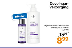  dove haarverzorging shampoo 400 scalp hair therapy verzorging density growth ml 