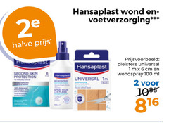 klik op dit plaatje voor een vergroting en voor vergelijkbare aanbiedingen gerelateerd aan
1 2 6 100 2e halve second skin protection hansaplast wond voetverzorging universal pleisters cm wondspray ml 1 2 6 100 2e halve second skin protection hansaplast wond voetverzorging universal pleisters cm wondspray ml