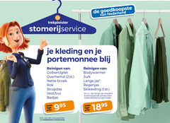  2 trekpleister nederland kleding portemonnee reinigen colbert gilet overhemd jurk broek rok stropdas vest trui badjas vaste lage bodywarmer lange jas regenjas 1st m.u.v waterafstotend gemaakt trekpleister.nl stomerij 