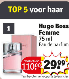klik op dit plaatje voor een vergroting en voor vergelijkbare aanbiedingen gerelateerd aan
1 5 top haar hugo boss femme ml eau parfum 1 5 top haar hugo boss femme ml eau parfum