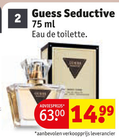  guess eau de toilette 2 seductive ml 