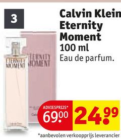  3 100 calvin klein eternity moment ml eau parfum 69 00 
