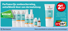  2 30 50 1948 parfumvrije zonbescherming ontwikkeld dermatoloog halve kruidvat after sun care suncare spray pray bum car assortiment ml dermatologen 