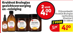  2 100 400 kruidvat bruinglas gezichtsverzorging reiniging vitamine ml 
