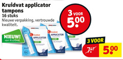  kruidvat huismerk tampons 3 16 500 applicator stuks nieuwe vertrouwde 