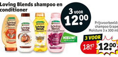  garnier loving blends shampoo conditioner 3 300 kruidvat grape moisture ml 