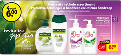  1 4 100 250 600 2020 2021 2022 assortiment palmolive douchegel handzeep unicura multipakken grootformaten revitalize your skin natural origin ingredients vitamin verzorging zachte soepele huid uni cora ultra balans ml data omzet levensmiddelen drogisterij jaar 