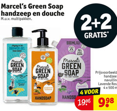  handzeep 2 4 500 green soap douche multipakken shower gel back lees plastic navulling lavendel rose handsoap 