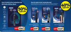  5 40 50 oral b elektrische tandenborstel kids spiderman frozen pro junior black matt duo blush pink onyx cosmic clean smile edition poetsstanden intelligentie bluetooth poetsdruksensor interactief zwart wit scherm night luxe aanbod filiaal online 