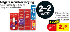  colgate tandpasta 2 4 mondverzorging tube multipakken white tandenborstel clean medium pak 
