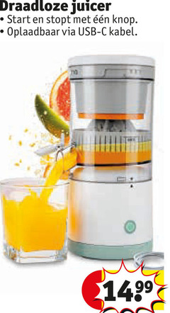  draadloze juicer start stopt knop oplaadbaar usb kabel 
