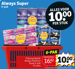  always inlegkruisjes maandverband 6 10 1000 super pak iii pack stuk platinum stuks 