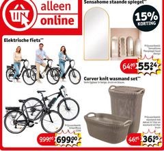  15 40 online staande spiegel elektrische fiets passpiegel goud design curver knit wasmand beige bruin blauw deksel liter 