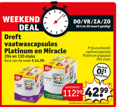klik op dit plaatje voor een vergroting en voor vergelijkbare aanbiedingen gerelateerd aan
26 weekend deal dreft vaatwascapsules platinum miracle stuks rest week box gigapack capsule 26 weekend deal dreft vaatwascapsules platinum miracle stuks rest week box gigapack capsule