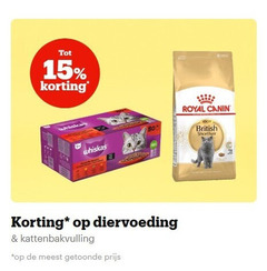  15 whiskas royal canin british diervoeding kattenbakvulling 