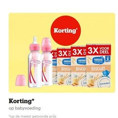  babyvoeding 3x deel nestle pyjamapapje biscuit 