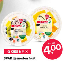  fruitsalade 2 fruitmix blokjes mango mix gesneden fruit stuks 