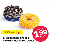  donuts 2 33 mango cheese cake donut oreo stuks 