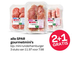  gourmetminis 1 2 3 mini runderhamburger stuks 