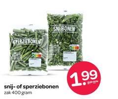  sperziebonen snijbonen 400 zak 
