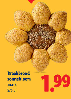  broodjes breekbrood zonnebloem mais 