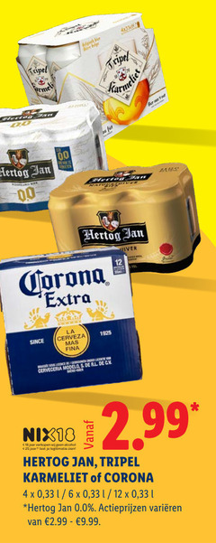  corona karmeliet hertog jan speciaalbieren blikjes bier 4 12 18 25 tripel belgisch 00 fit out since la cerveza cerveceria nix18 jaar alcohol legitimatie 33 1 6 0.0 varieeren 