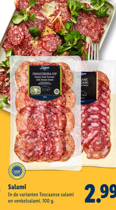  100 delica finocchiona salami from tuscany with salame toscano air 100g ge toscaanse venkelsalami 