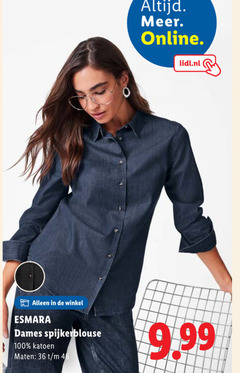  36 46 100 online esmara dames katoen maten lidl.nl 