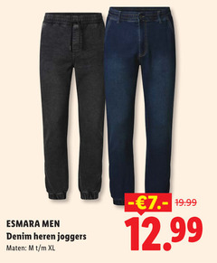  esmara men denim heren joggers maten xl 