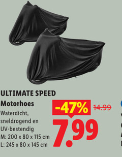  80 200 ultimate speed motorhoes waterdicht sneldrogend uv bestendig cm l 