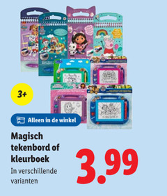  3 magisch tekenbord kleurboek 3.99 