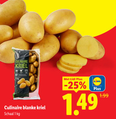  krieltjes 1 culinaire kriel 1kg blanke schaal 