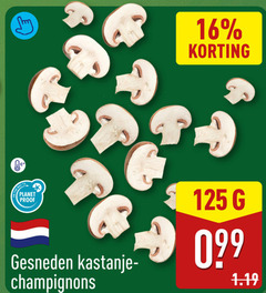  kastanjechampignons champignons 16 to planet proof gesneden kastanje 