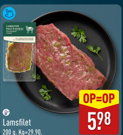  200 lamslende filet gemarineerd lamsfilet 