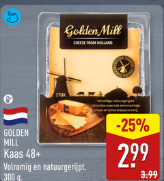  kaas 300 golden cheese from holland gouda stuk 48 natuurgerijpt natuurgerijpte hollandse lichte 3.99 