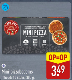  pizzabodem 10 200 300 fondo crusti premium pizza base steenoven stone baked pierre four mini bottoms fonds min pieces pizzabodems inhoud stuks 