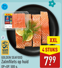  zalmfilet 4 500 xxl noorwegen certified farming golden seafood zalmfilets huid stuks 