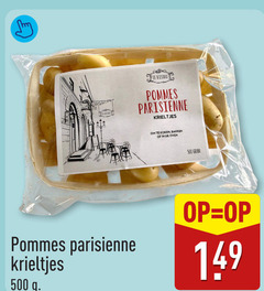  krieltjes 500 le bistro pommes parisienne koken bakken oven 