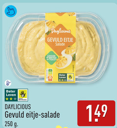  salade 250 beter leven bescherming gevuld eitje brood toast 