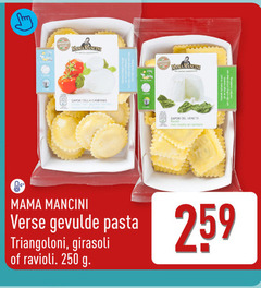  pasta 250 mama la sapori della campania gegrilde mozzarella basilicum verse gevulde ravioli cucina tradizionale veneto ricotta spinazie 