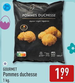  1 15 200 1000 finest pommes duchesse diepvries nutri score min oven four ge gourmet 