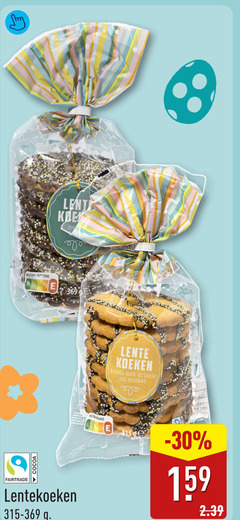  koeken nutri score cocoa lente krans musket ge fairtrade 