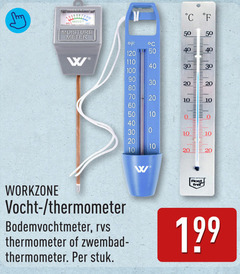  buitenthermometer 10 20 30 40 50 60 80 90 100 120 moisture meter workzone vocht thermometer rvs stuk 