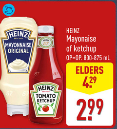  heinz tomatenketchup mayonaise mm original tomato ketchup ml elders 