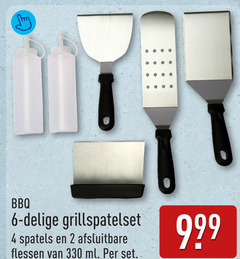  2 4 6 330 bbq spatels afsluitbare flessen ml 