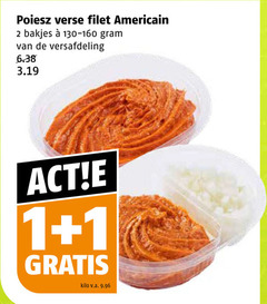  filet americain 1 2 verse bakjes versafdeling kilo v.a. 