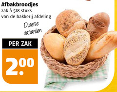  broodjes 200 afbakbroodjes zak 5 8 stuks bakkerij afdeling 