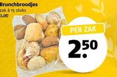  broodjes 15 250 brunchbroodjes zak stuks 